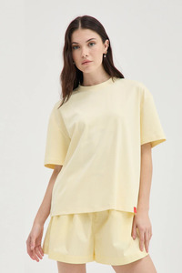 Coko Clothing Nz: Relaxed Tee - Butter