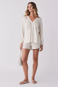 Panoramic Blouse - Vanilla