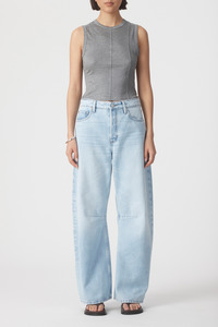 Pants Jeans: Vera Barrel Leg Jeans - Fade