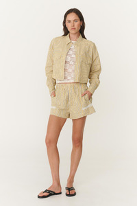 Pants Jeans: Rocco Lace Boxer Shorts - Sunflower