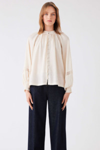 Esmaee: Jupiter Lace Blouse - Ivory