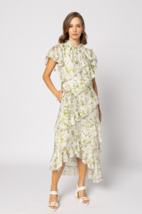 Drama The Label: Freda Dress - Garden Meadow