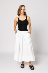 Direction Skirt - White