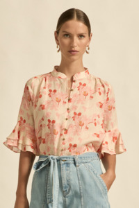 Fluctuate Top - Cherry Tulip