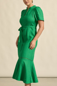 Zoe Kratzmann: Cable Dress - Parrot