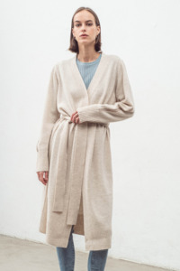 Aleger Cashmere: Put back online Cashmere Blend Cardigan N.168W - Shell