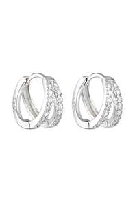 Double Angel Huggies - Sterling