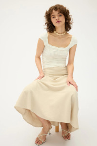 Dominique Healy: Jolene Top - White