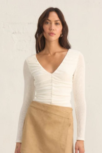 Mon Renn: Regenerated Top - Cream