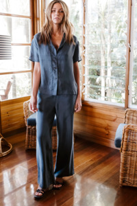 Aryele: Sia Shirt - Steel Blue