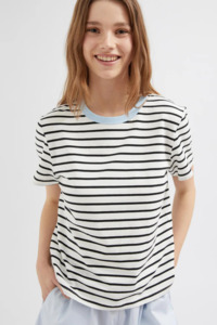 Striped Tee - Black & White