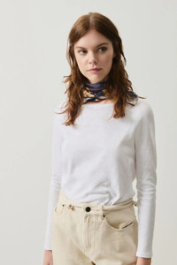 American Vintage: Sonoma L/S Tee - White