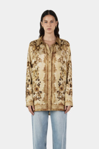 Hansen Gretel: Lorenzo Shirt - Sepia Floral