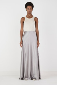 Hansen Gretel: Femme Maxi Skirt - Silver
