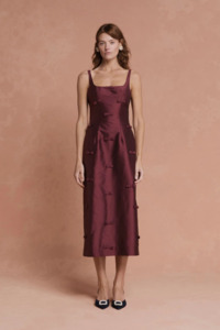 Lovaan: Camilla Dress - Plum