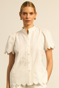 Tops Tees 2: Pier Top - Porcelain