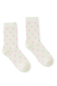 Gifts Accessories: Kathryn Wilson Socks - Pink Hearts
