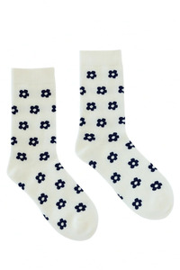 Kathryn Wilson Socks - Black Flowers