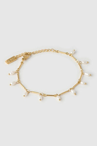 Jewellery 2: Heidi Pearl Bracelet - Gold