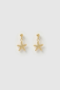 Neptune Earrings - Gold