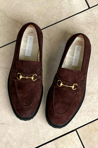 Coko Clothing Nz: Shandre Loafer - Chocolate Suede
