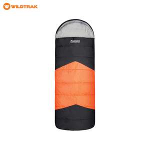 Bedding: Wildtrak Bremer Hooded Jumbo Sleeping Bag 0-5°C (230 x 90cm)