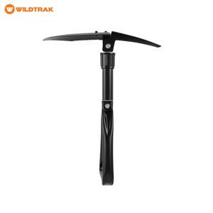 Adventure Camping: Wildtrak Folding Shovel Pickaxe 16x11cm Blade With Pouch