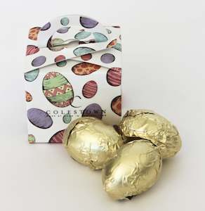 Dubai Style Pistachio and Kataifi Easter Egg Trio - Dark Chocolate