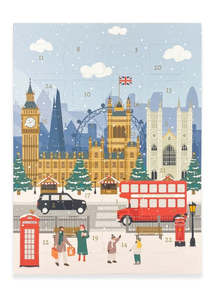 Christmas London Scene Advent Calendar