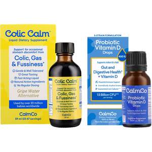 1 Colic Calm +1 Baby Probiotic Vitamin D3 Drops