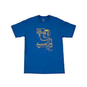 Apparel: WKND - Fuck Johan Tee  - Royal L