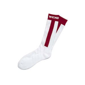WKND- Baseball Socks Wine