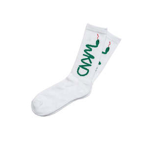Apparel: WKND - Snake Sock White