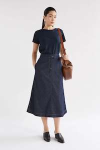 Pants: DENYM SKIRT - AUTHENTIC BLUE WASH