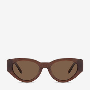 Accessories: Visceral Sunglasses - Brown