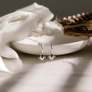 Silver Linings Collective: Monarchy Hoops - Silver