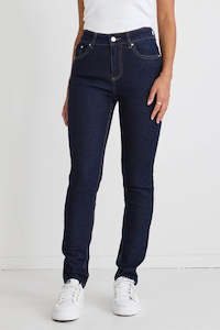 Among The Brave: Amara Indigo High Rise Skinny Jean