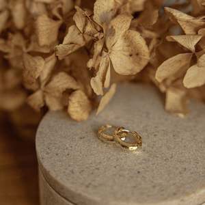 Silver Linings Collective: Scarlet Hoops - Gold