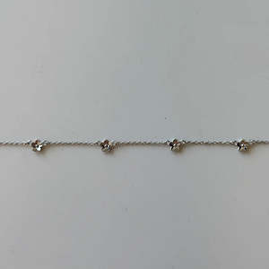 DAISY CHAIN BRACELET - Silver
