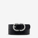 In Reverse Belt - Black/Silver