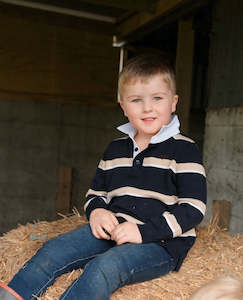 Jubee Co: The Bodhi Knit - Navy/Oat