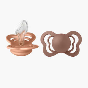 Bibs: Couture, Silicone - Peach/Woodchuck - (2 pk)