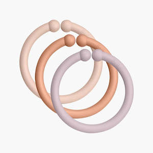 Bibs: Loops 12 Pack - Blush/Peach/Dusky Lilac