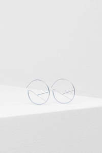 HALLIE EARRING - SILVER MATTE