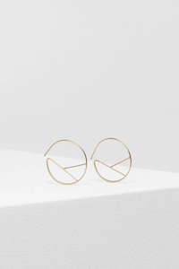 HALLIE EARRING - GOLD MATTE
