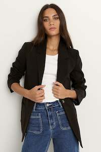 Coats: Atlantic Black Classic Blazer