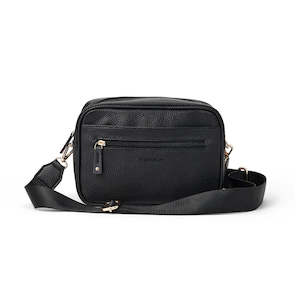 Pretty Brave: HARPER CROSS BODY BAG Black Pebble
