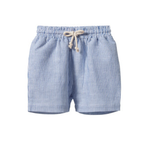 James Short Linen - Blue Stripe