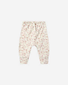 Quincy Mae: Drawstring Pant || French Garden