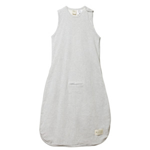 Nature Baby: Organic cotton sleeping bag- Grey Marl